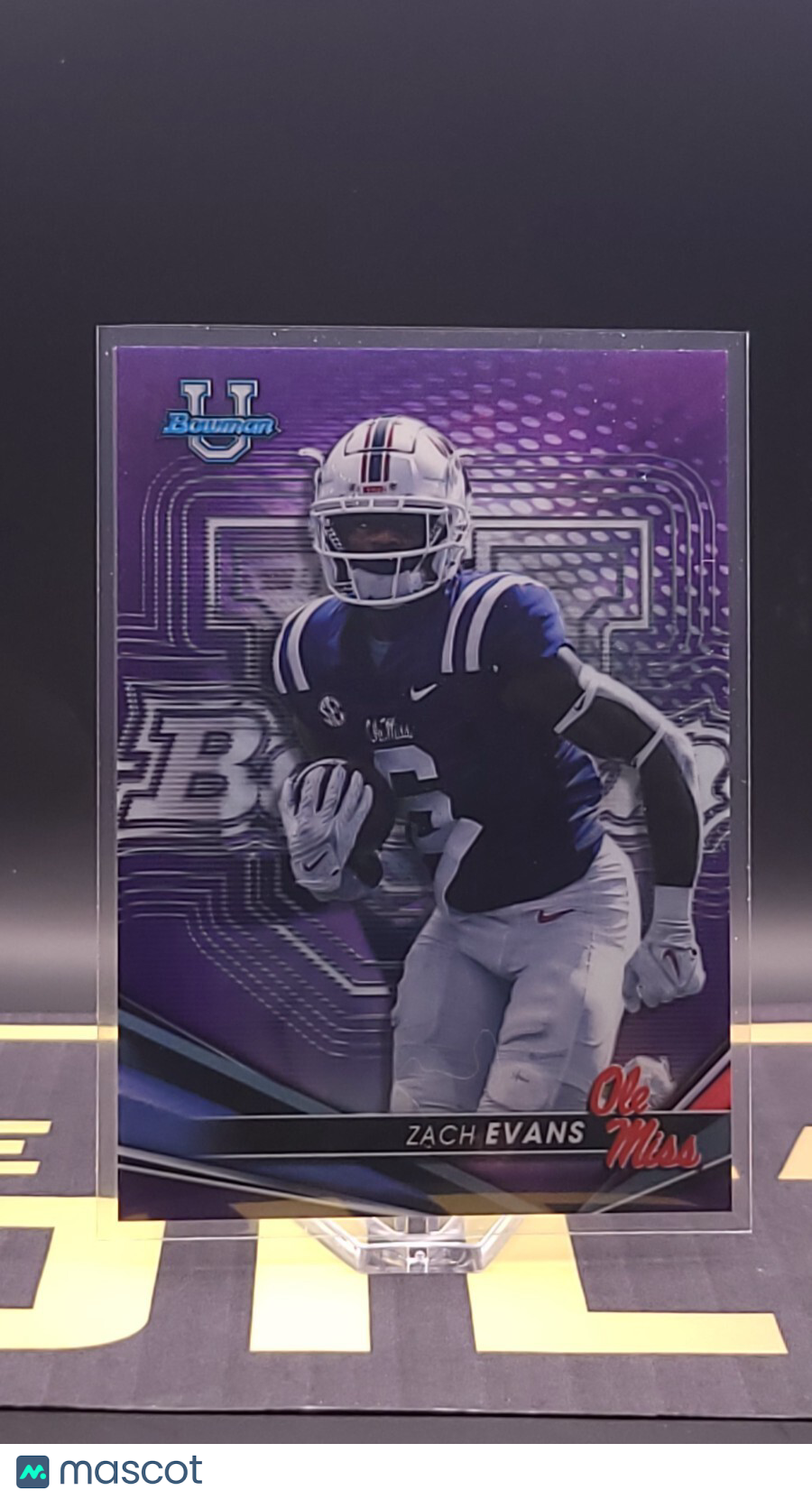 *Free Shipping @ $10+* 2022 Bowman's Best U Zach Evans [Purple] #98