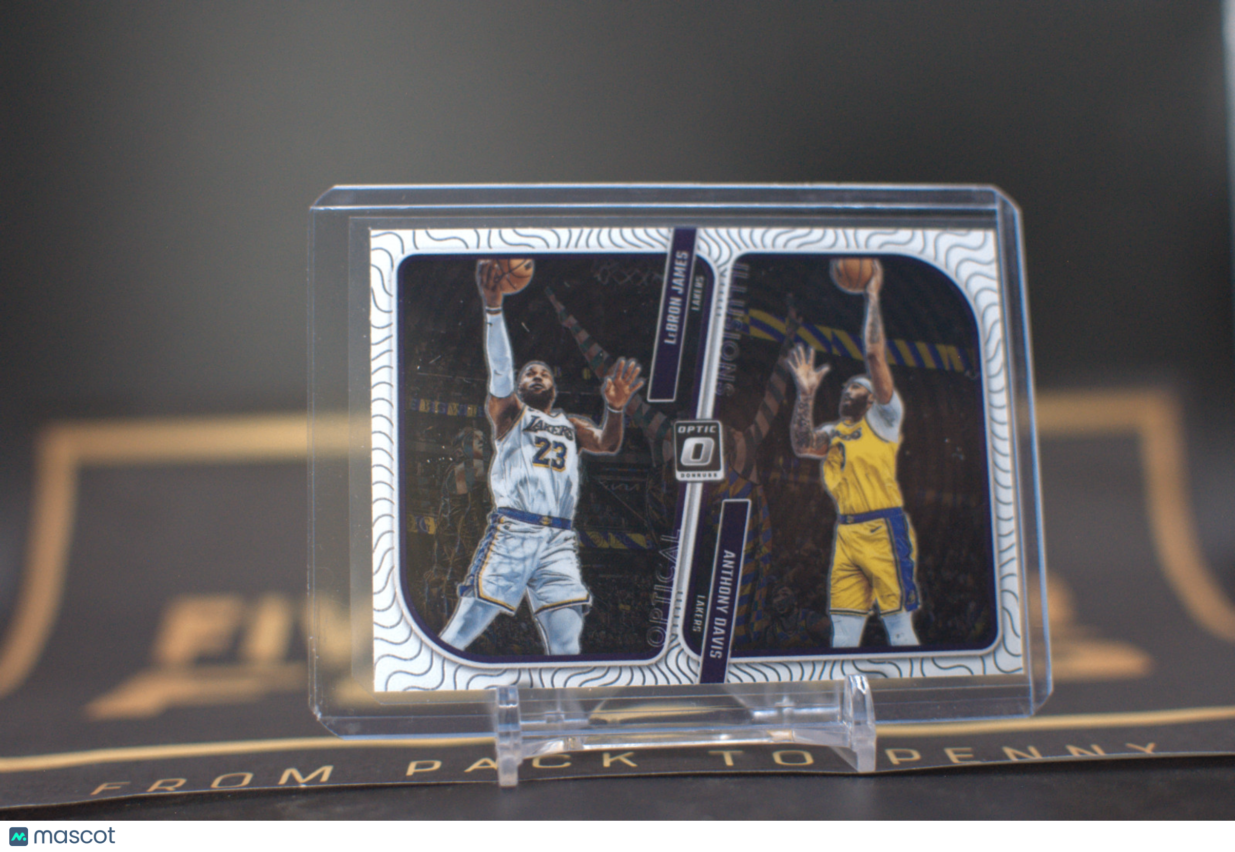 2023 Donruss Optic Optical Illusion: Anthony Davis / LeBron James #1