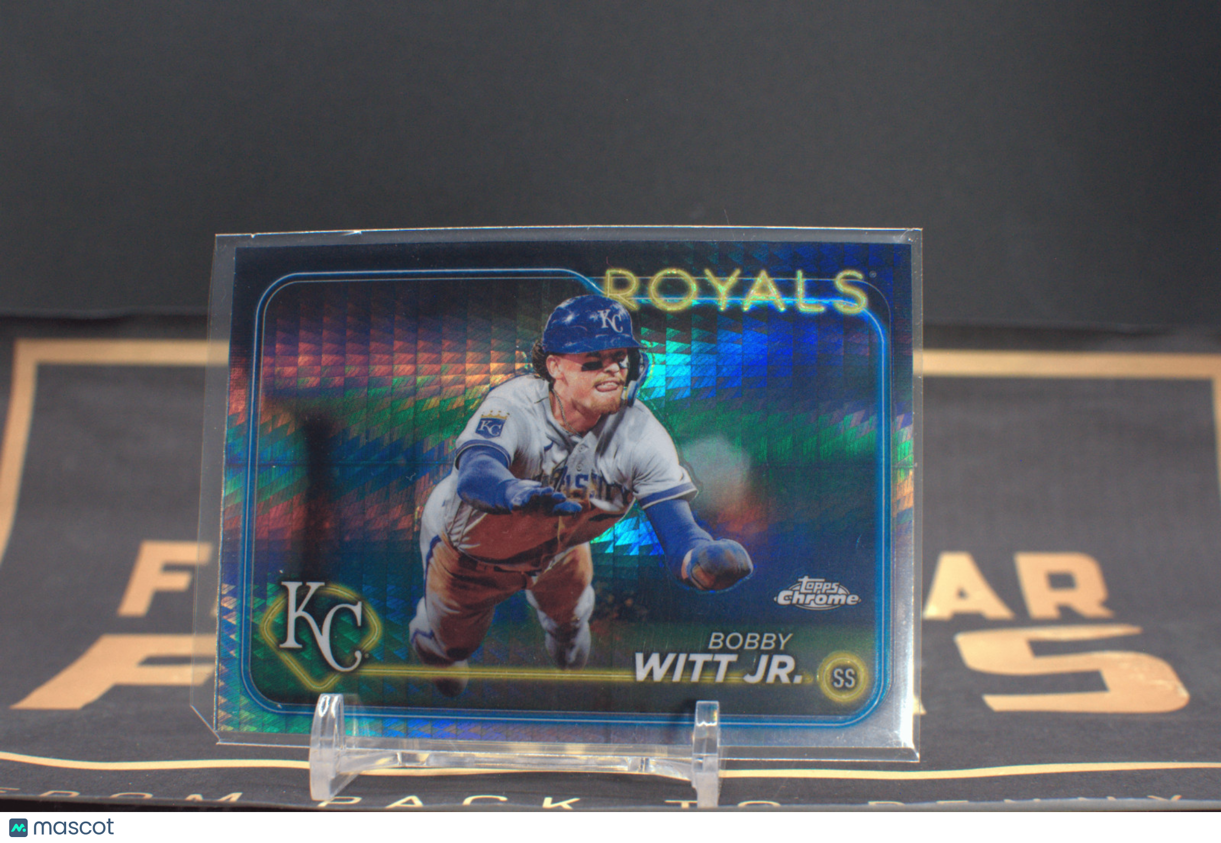 2024 Topps Chrome Bobby Witt Jr Hyper Prism Refractor #120