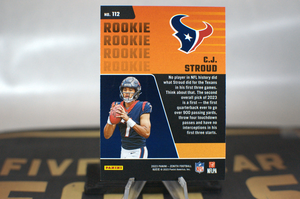2023 Panini Zenith: C.J. Stroud [Red Zone] #112
