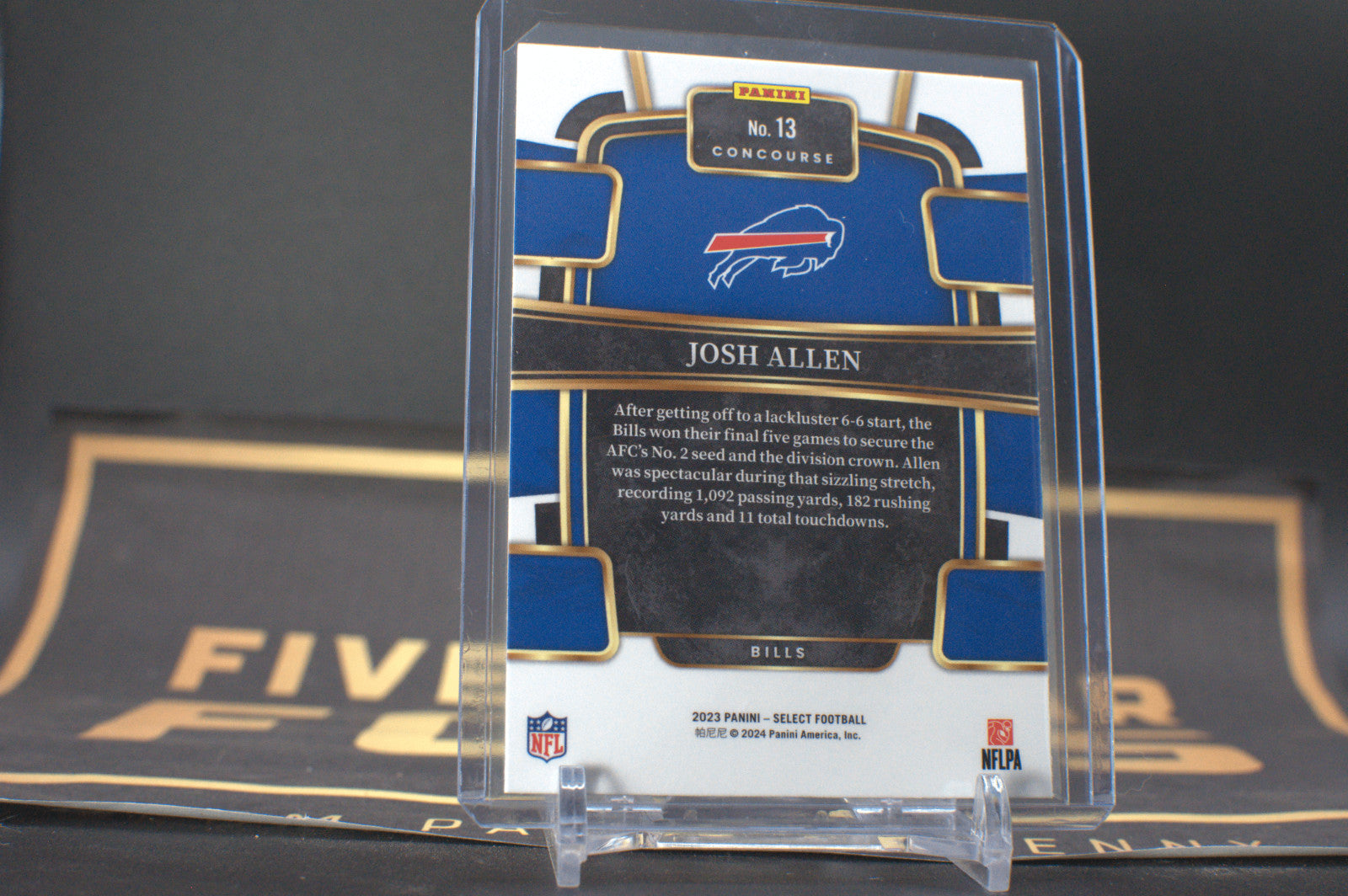 2023 Select Football JOSH ALLEN #13 Concourse **Free Shipping @ $10+**