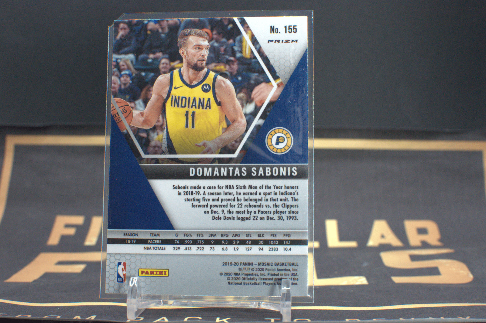 2019 Panini Mosaic Domantas Sabonis [Red Wave] #155 **Free Shipping @ $10+**