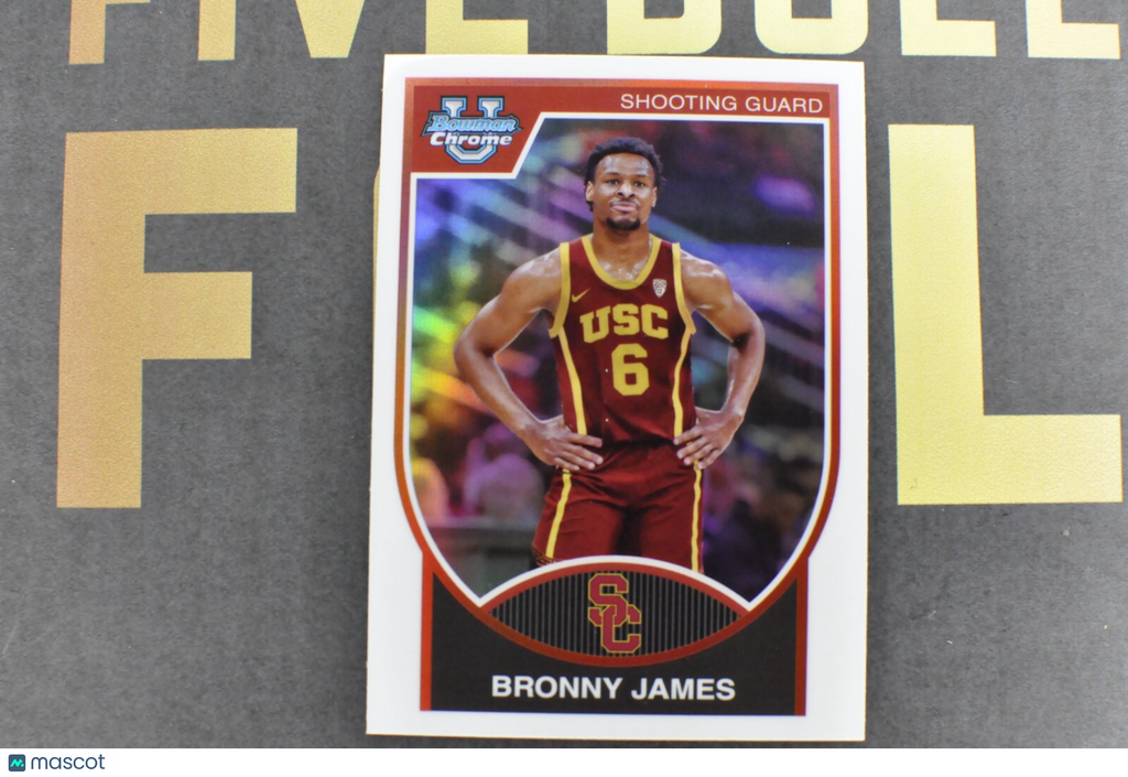 Bronny James #07B-1 (2023 Bowman Chrome University 2007-08)
