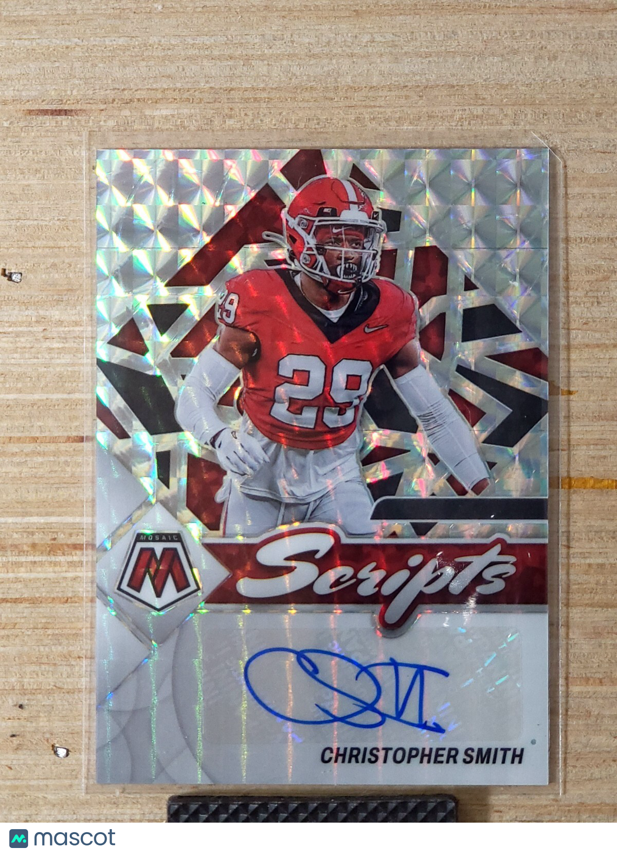 2023 Panini Mosaic Draft Picks Scripts Christopher Smith #SM-CSM