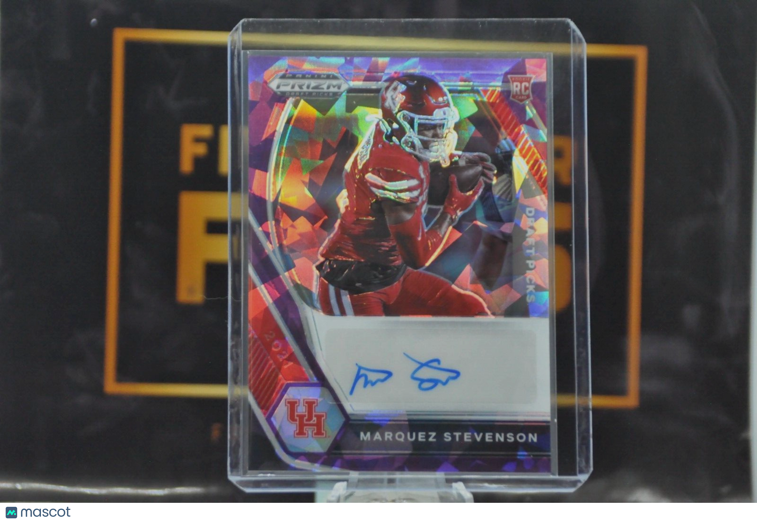2021 Panini Prizm Draft Picks Autographs: Marquez Stevenson [Purple Ice Prizm]
