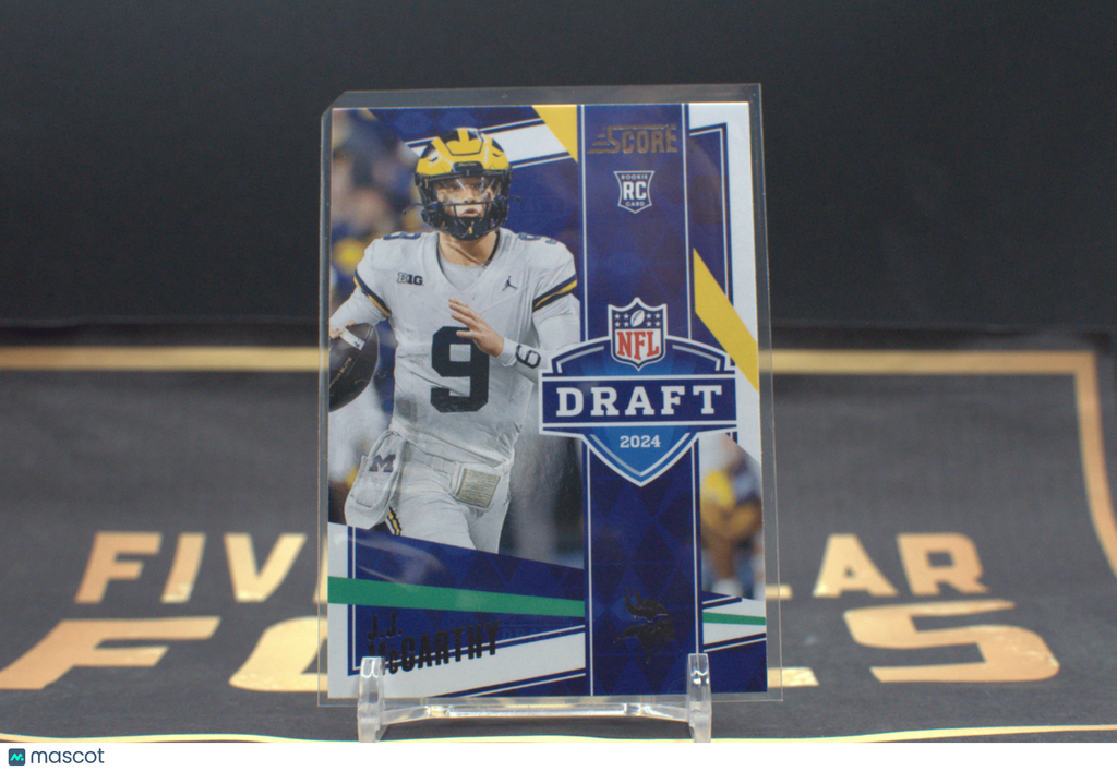 2024 Score NFL Draft J.J. McCarthy #4 **Free Shipping @ $10+**