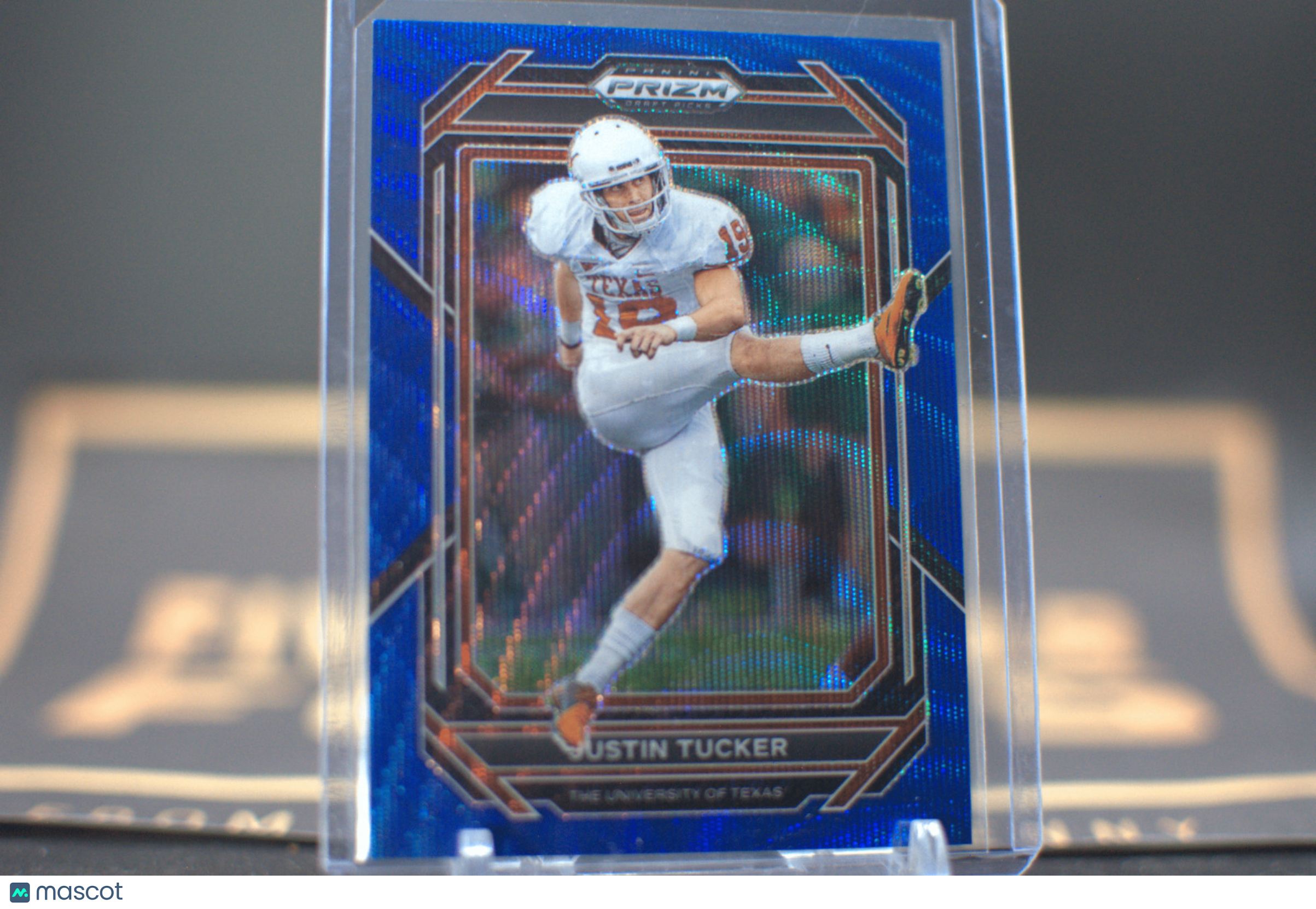 2023 Panini Prizm Draft Picks : Justin Tucker [Blue Wave] #62
