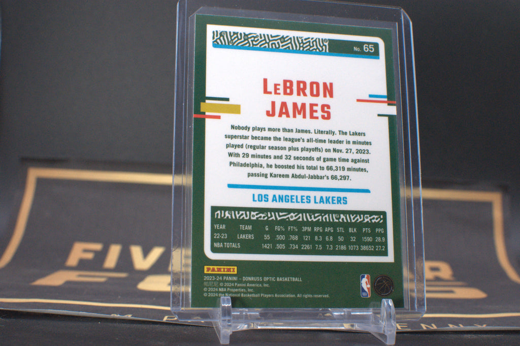 2023-24 Donruss NBA Optic - #65 LeBron James **Free Shipping @ $10+**