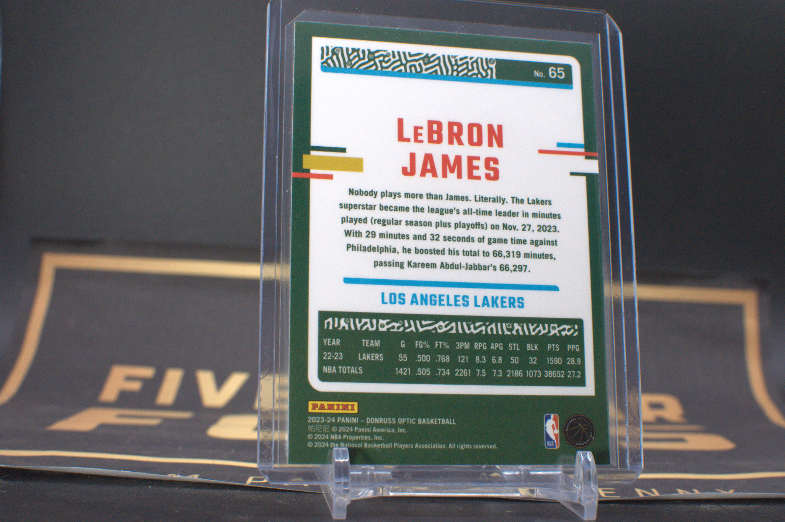 2023-24 Donruss NBA Optic - #65 LeBron James **Free Shipping @ $10+**