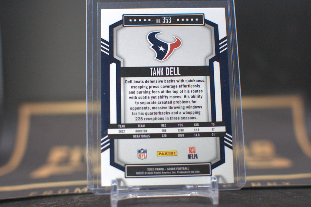 2023 Panini Score Tank Dell Rookie RC Orange Paralle