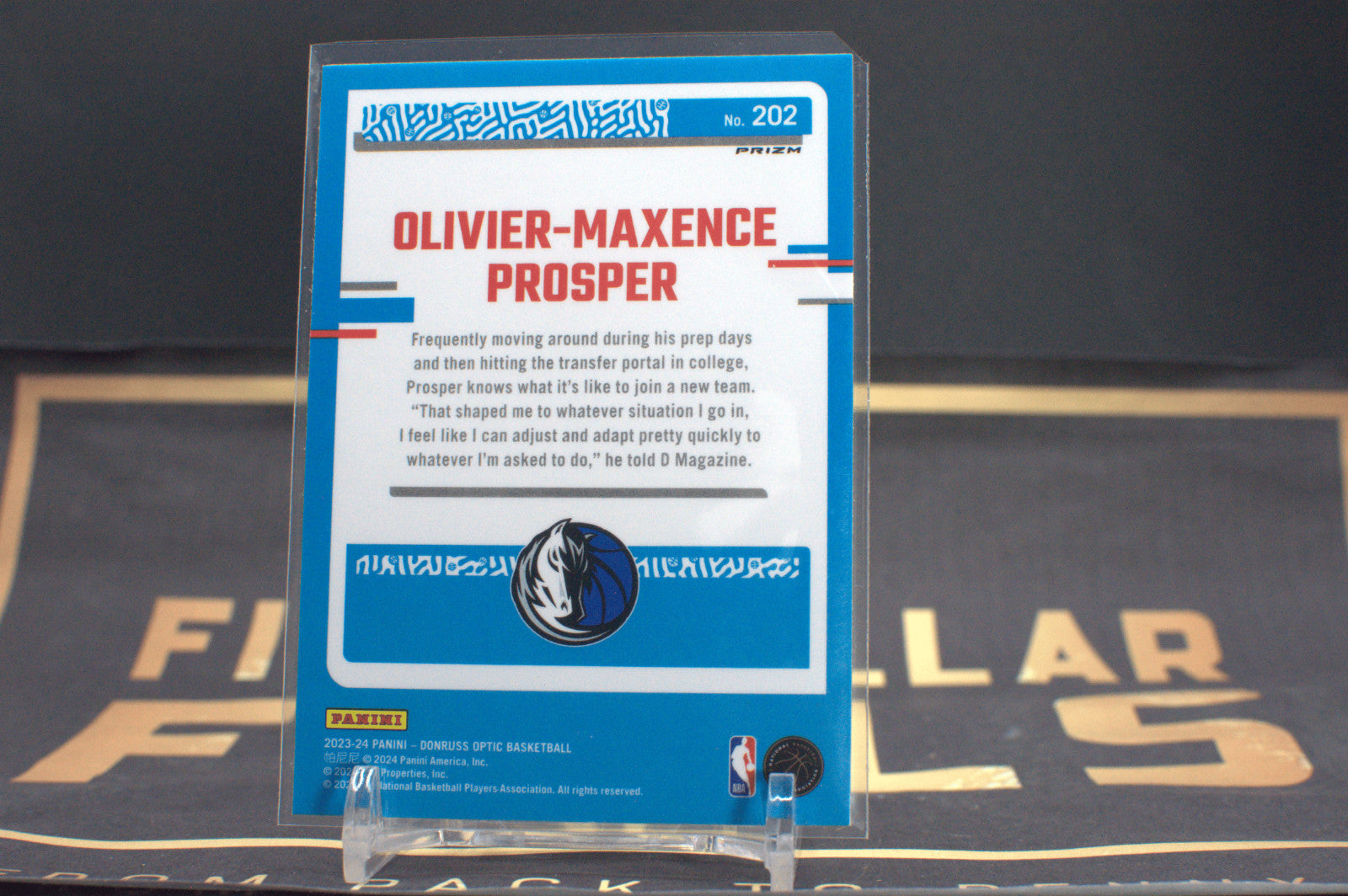 2023 Donruss Optic Olivier Maxence-Prosper 202 Red Green Mojo *Free Shipping@$10