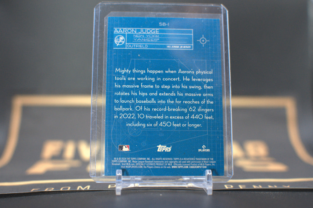 2024 Topps Superstar Blueprint: Aaron Judge #SB-1
