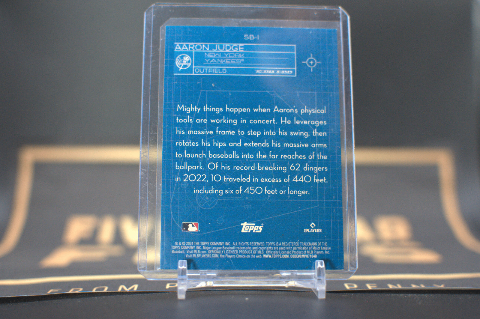 2024 Topps Superstar Blueprint: Aaron Judge #SB-1
