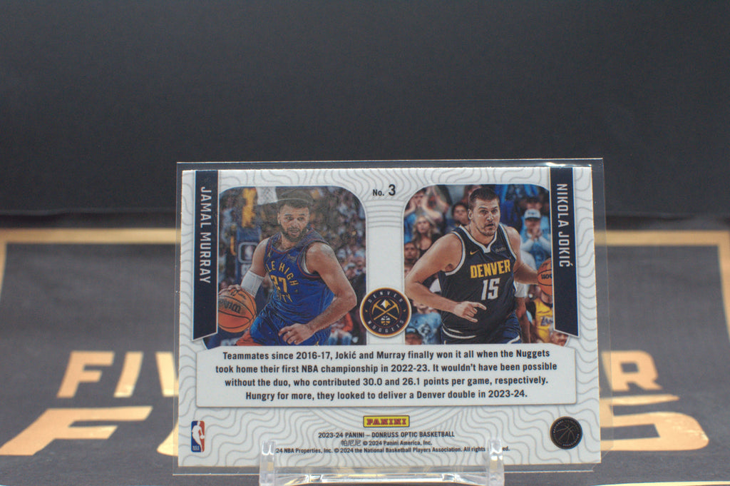 2023 Optic Optical Illusions Jamal Murray / Nikola Jokic #3 Free Shipping @ $10