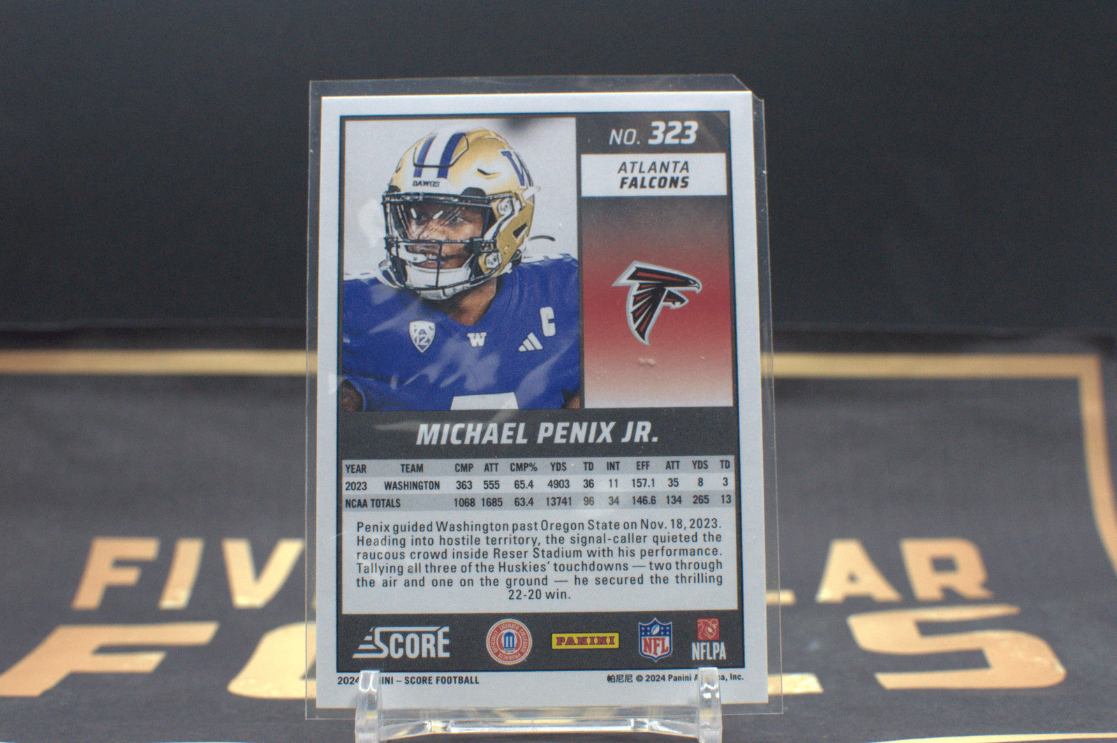 2024 Score Michael Penix Jr. #323 **Free Shipping @ $10+**