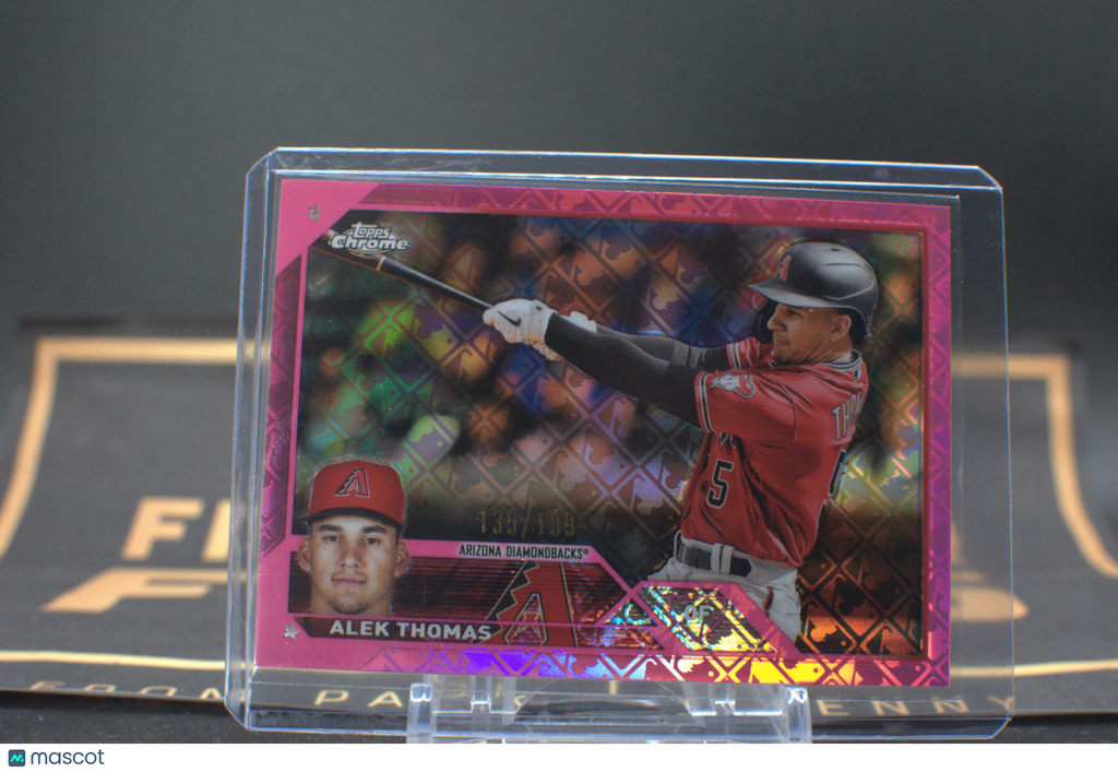 2023 Topps Chrome : Alek Thomas [Logofractor Pink] #186