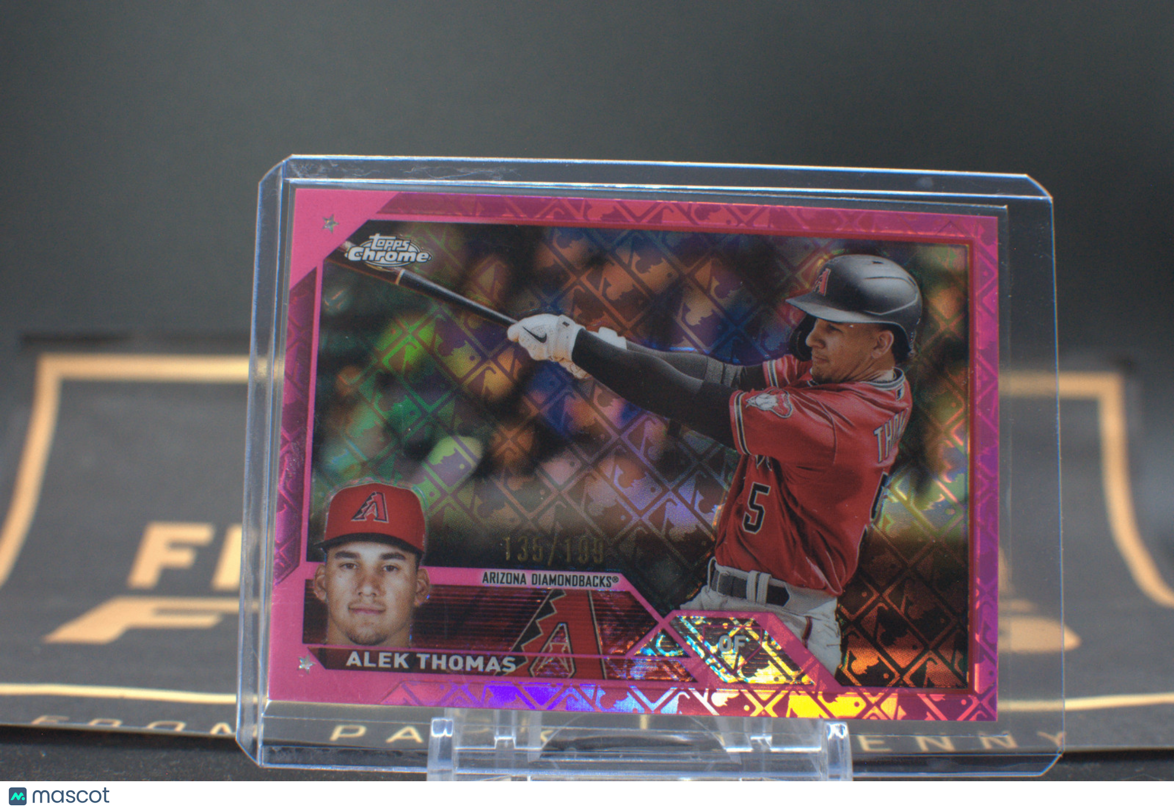 2023 Topps Chrome : Alek Thomas [Logofractor Pink] #186