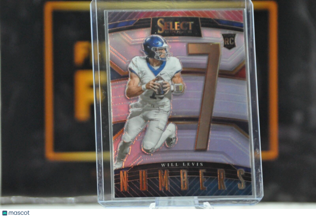 Will Levis [Silver] #SN-WL (2023 Panini Select Draft Picks Numbers)
