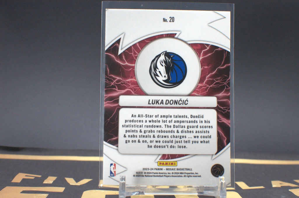 2023-24 Mosaic NBA Luka Doncic Thunder Road #20 **Free Shipping @ $10+**