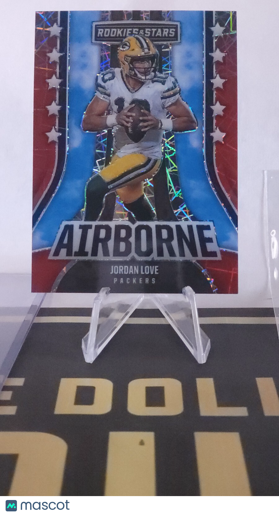 2023 Rookies And Stars Football Jordan Love Airborne Red Plaid #AI-12