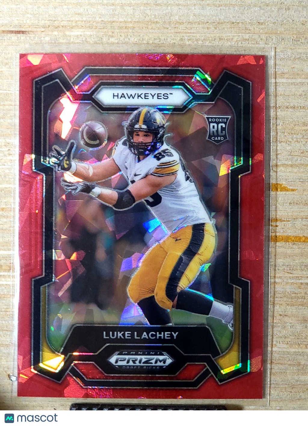 2024 Panini Prizm Draft Picks #141 Luke Lachey Red Ice