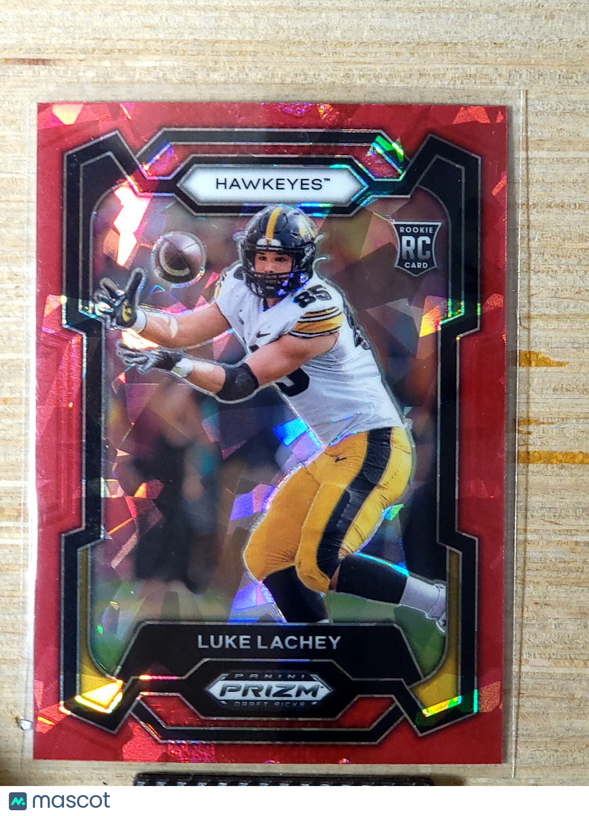 2024 Panini Prizm Draft Picks #141 Luke Lachey Red Ice