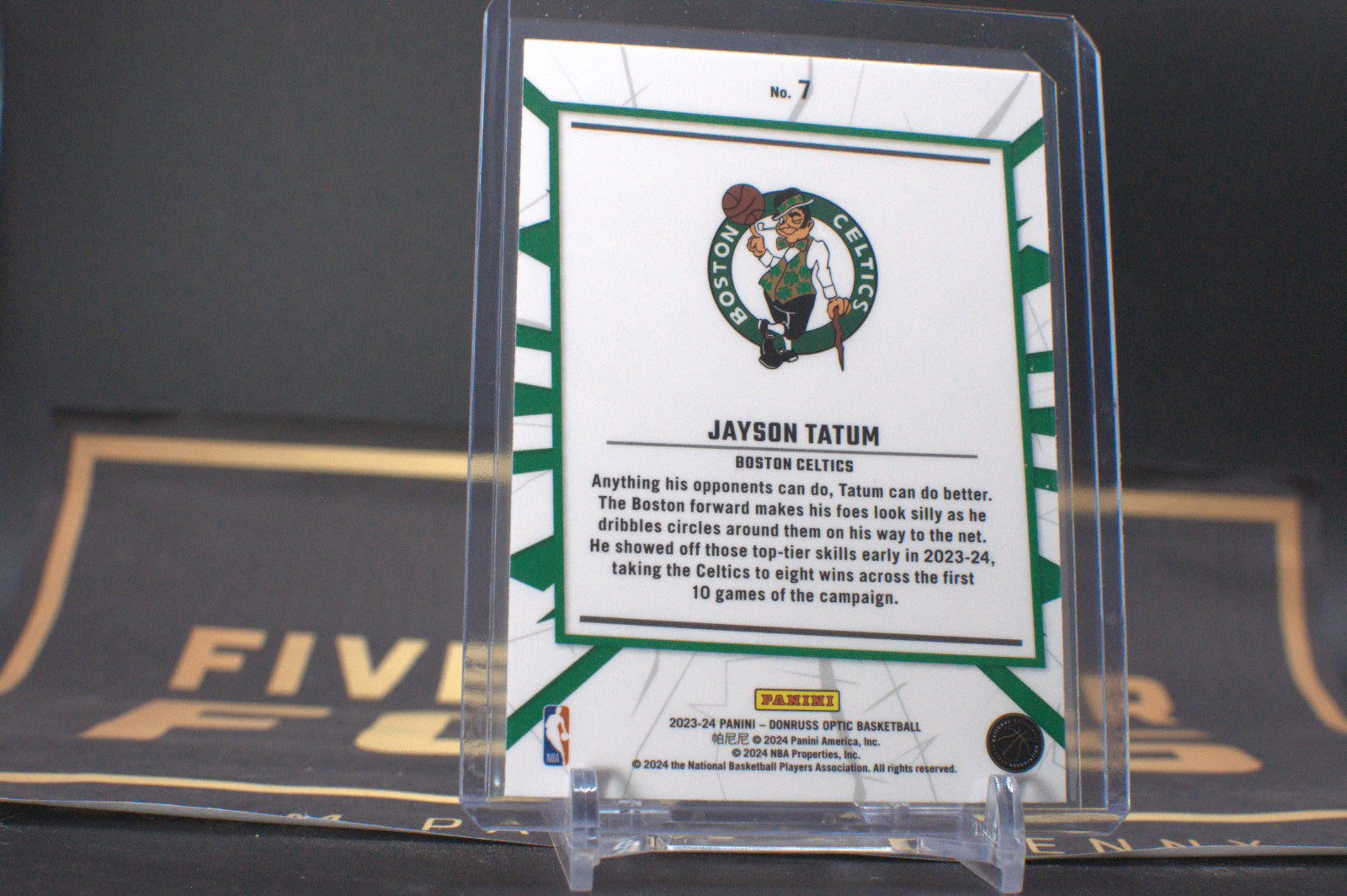 2023-24 Donruss Optic NBA Jayson Tatum My House #7 **Free Shipping @ $10+**