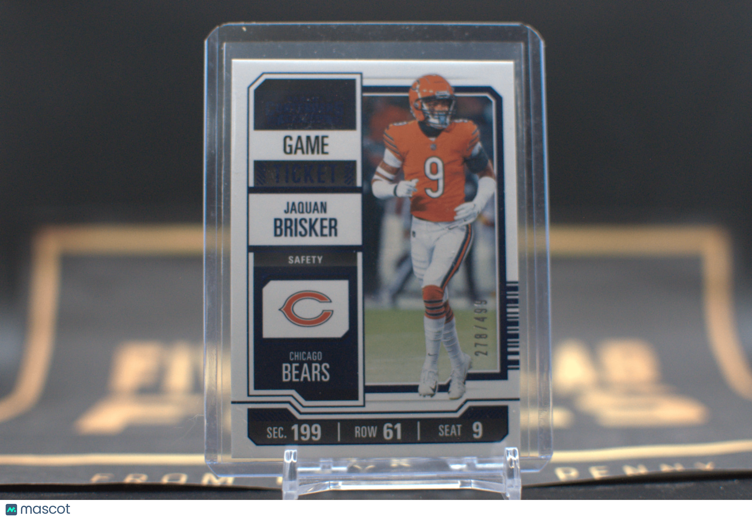 2023 Panini Contenders : Jaquan Brisker [Blue] #19