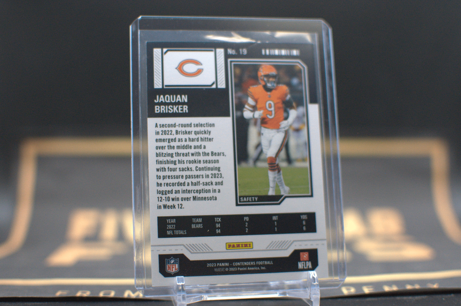2023 Panini Contenders : Jaquan Brisker [Blue] #19