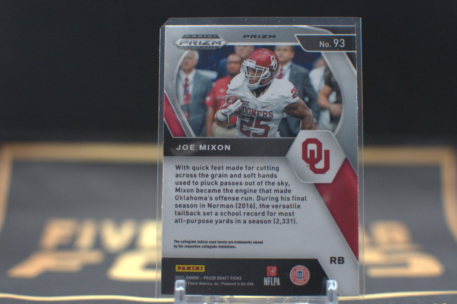 2021 Panini Prizm Draft Picks Joe Mixon [Red Circles] #93 **Free Shipping @ $10+