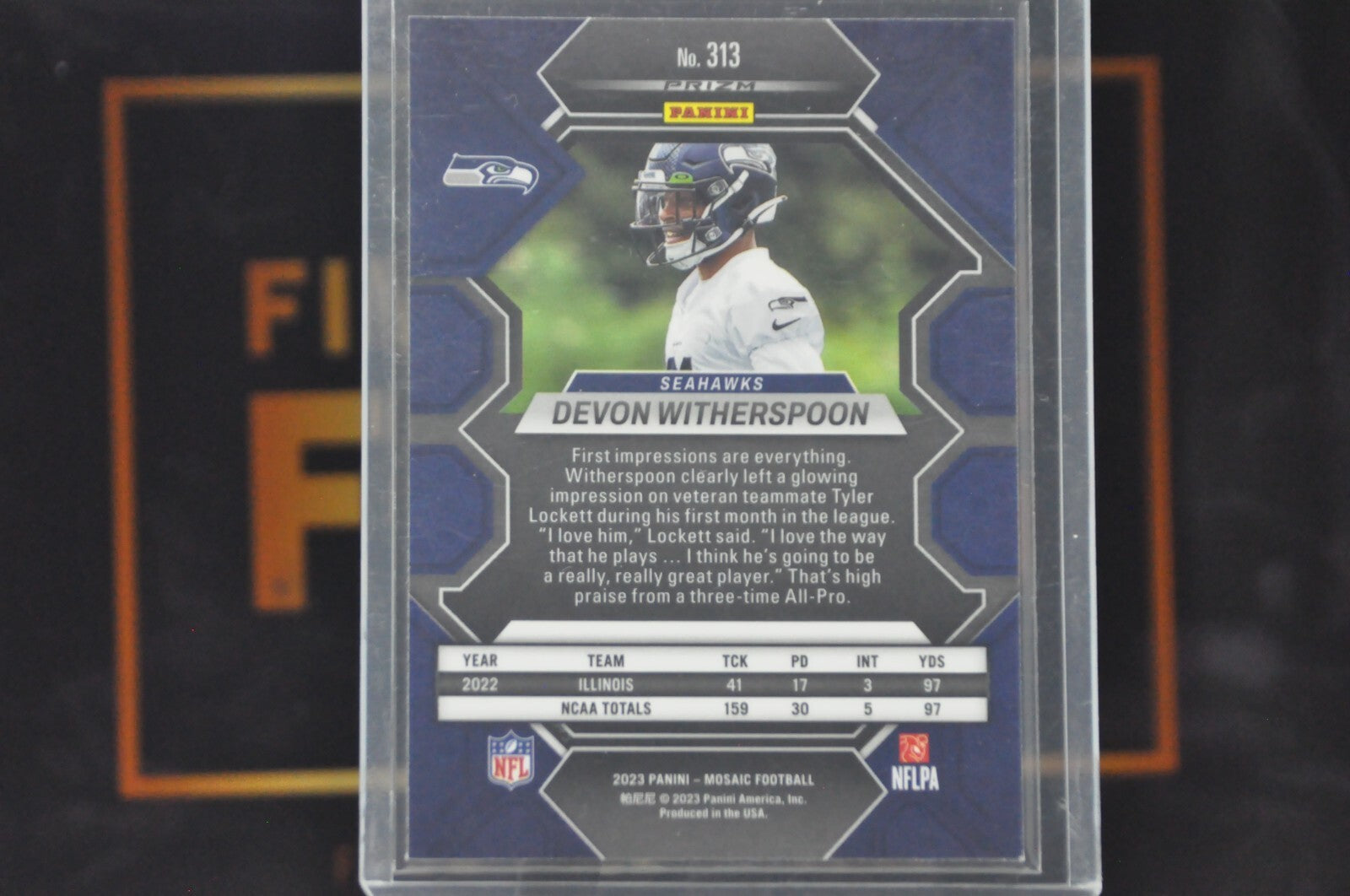 2023 Panini Mosaic: Devon Witherspoon [Blue] #313