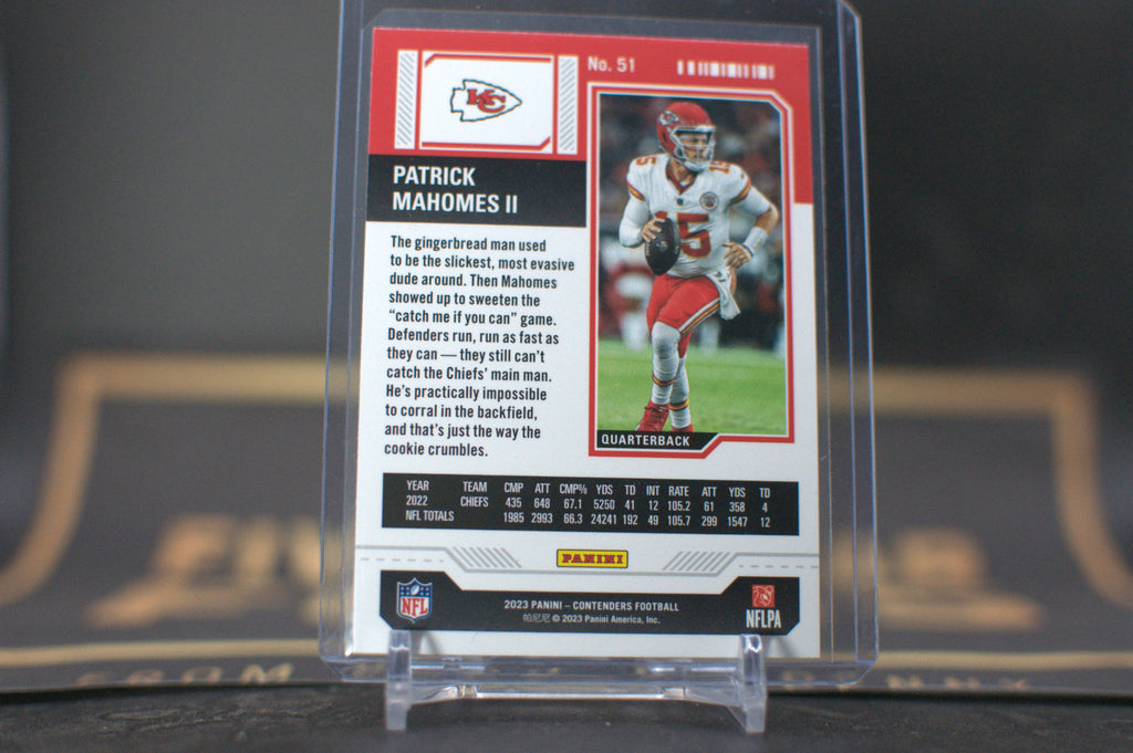 2023 Panini Contenders: Patrick Mahomes II #51