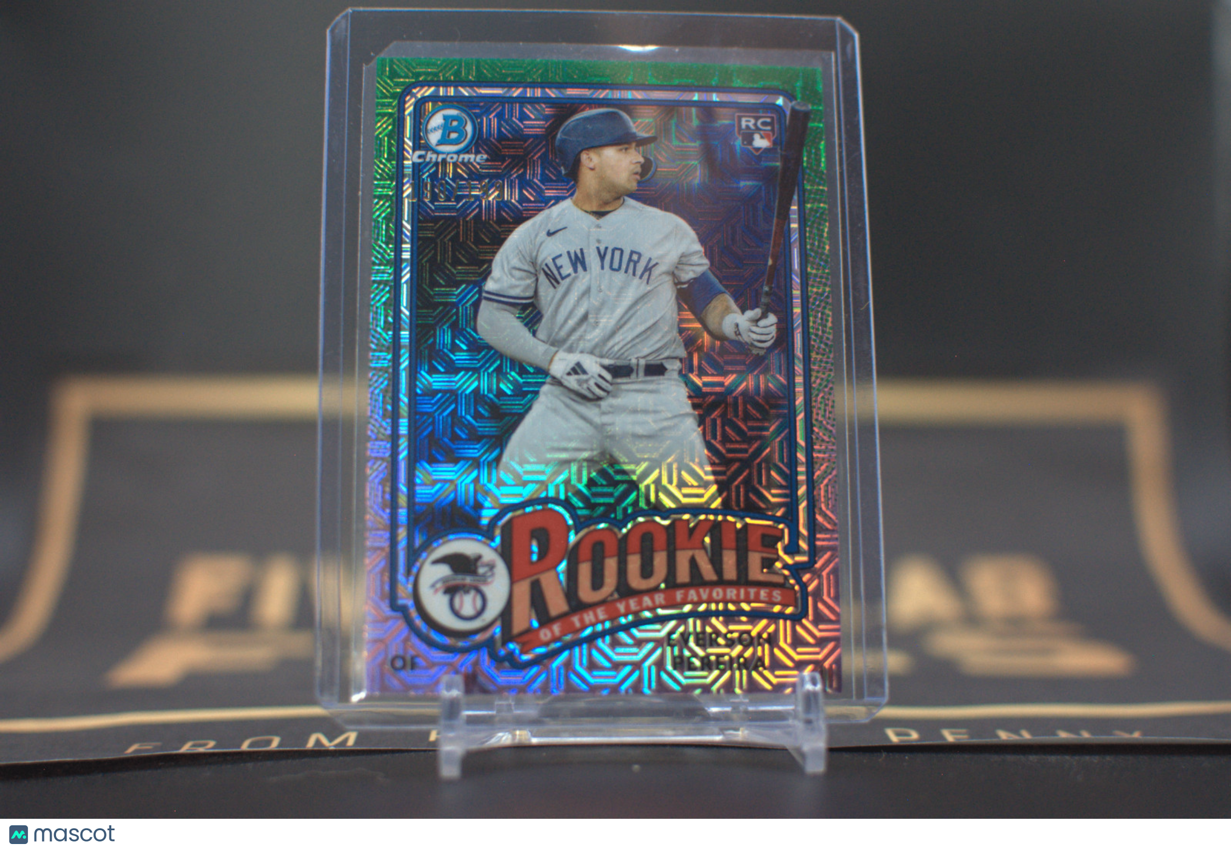 2024 Bowman Rookie Of The Year Favorites: Everson Pereira [Pink Mojo Refractor]
