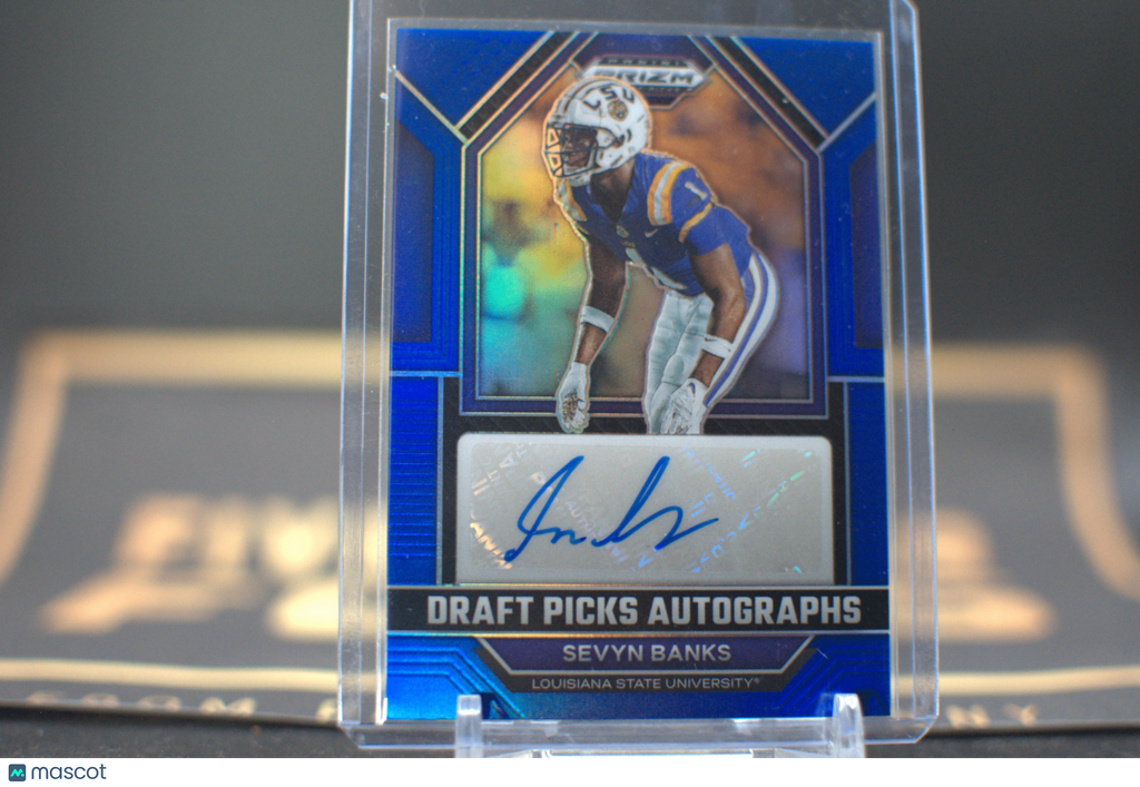 2023 Panini Prizm Draft Picks Blue /149 Sevyn Banks #DPA-SBA Auto