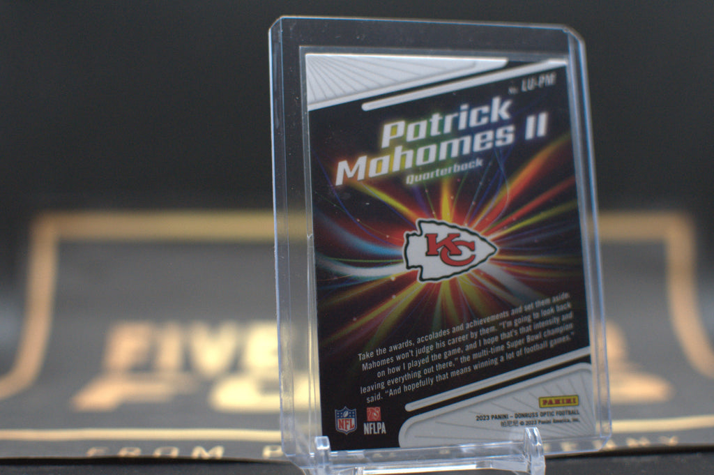 2023 Panini Donruss Optic Light It Up: Patrick Mahomes II #LU-PM