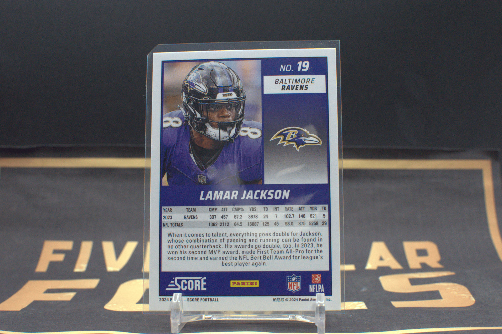 2024 Score Lamar Jackson [Scorecard] #19 **Free Shipping @ $10+**