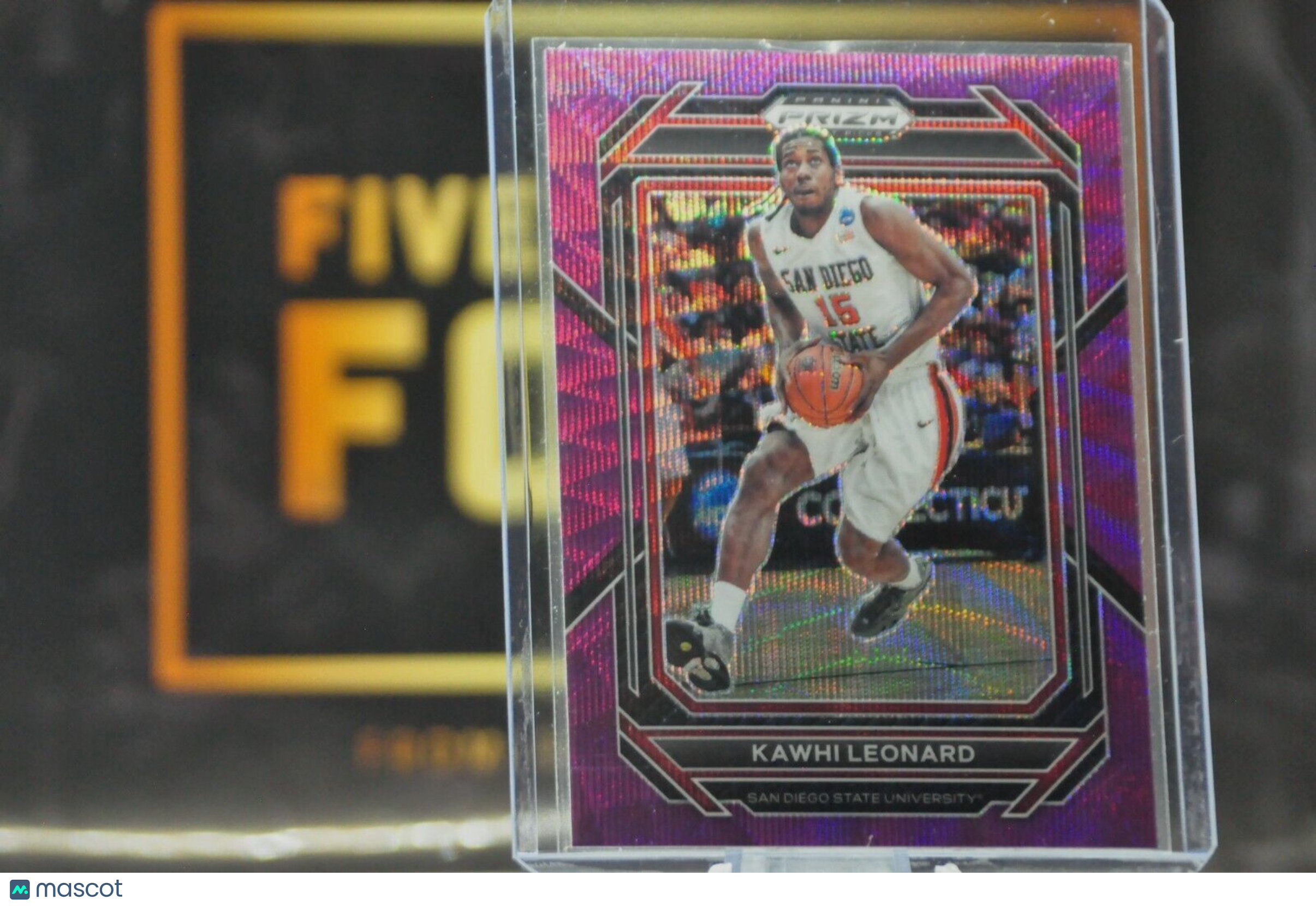 Kawhi Leonard [Purple Wave] #60 (2023 Panini Prizm Draft Picks)