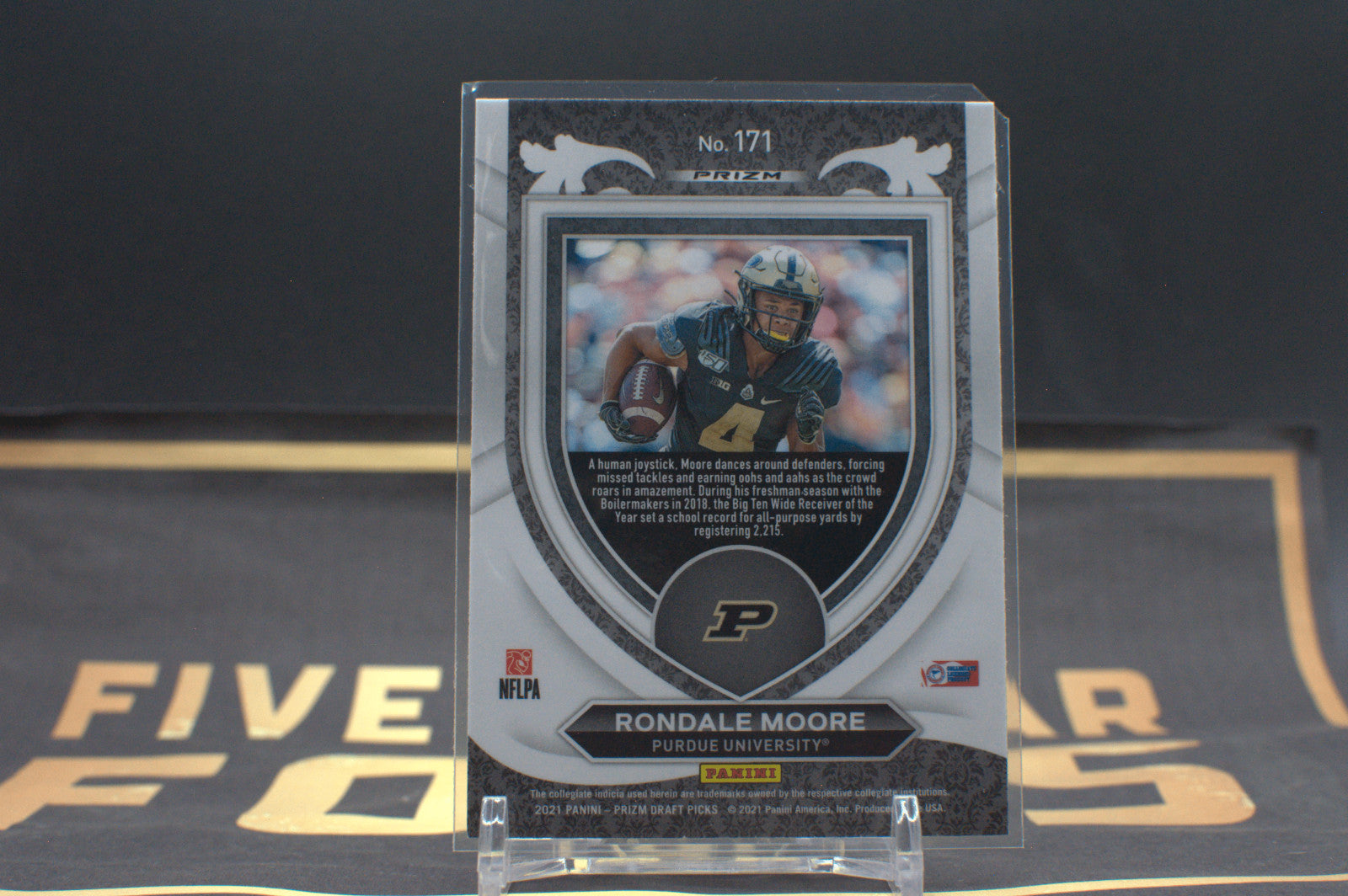 2021 Panini Prizm Draft Picks Rondale Moore [Ruby Wave] #171 *Free Shipping @$10