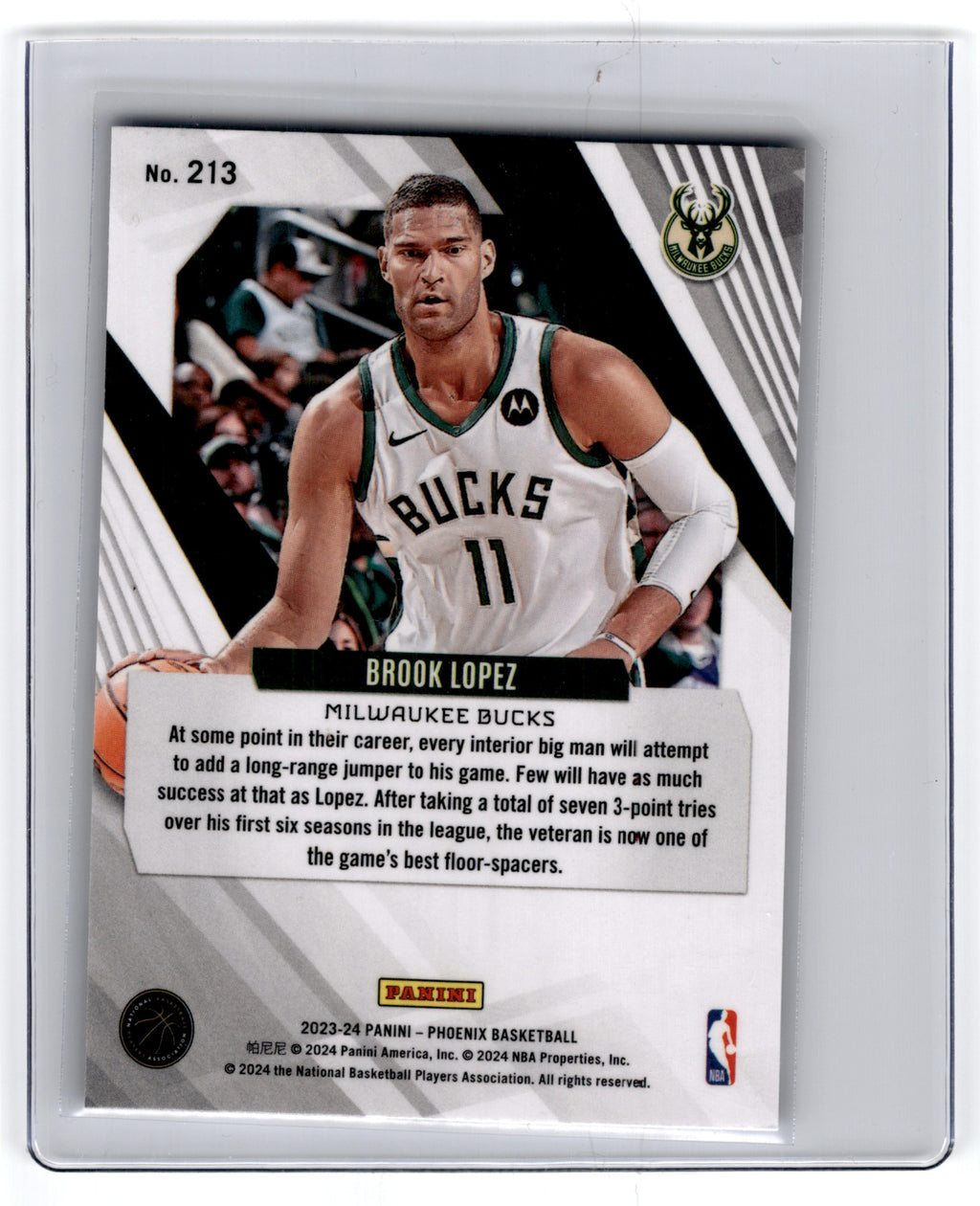 2023 Panini Phoenix Brook Lopez #213 **Free Shipping @ $10+**