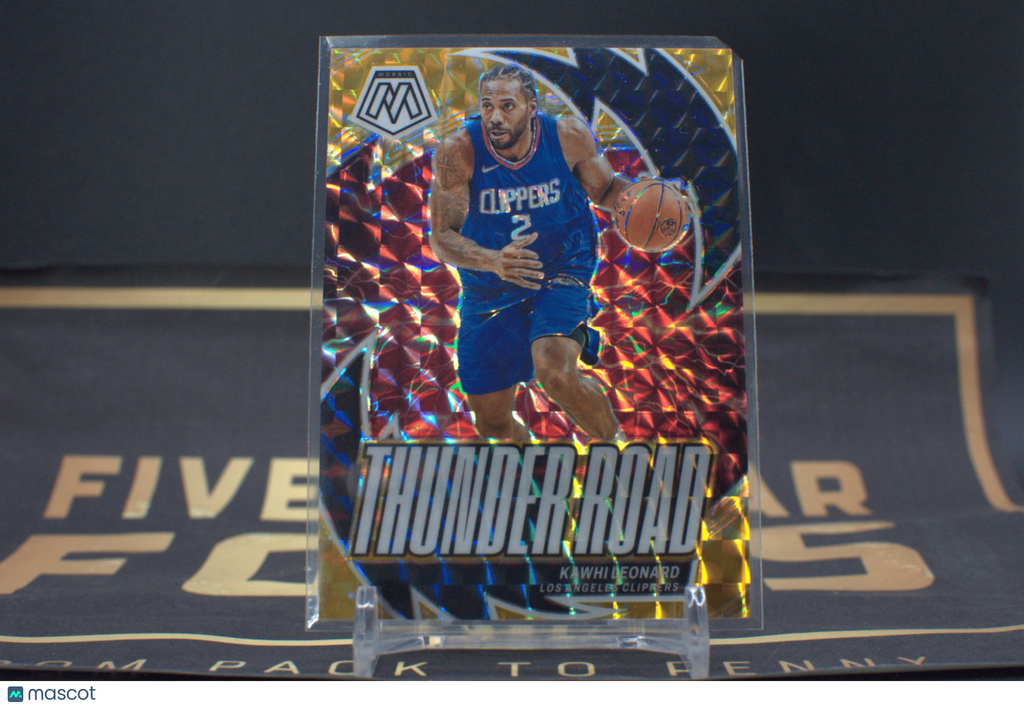 2023 Mosaic Thunder Road Kawhi Leonard Reactive Yellow #1 *Free Shipping @ $10