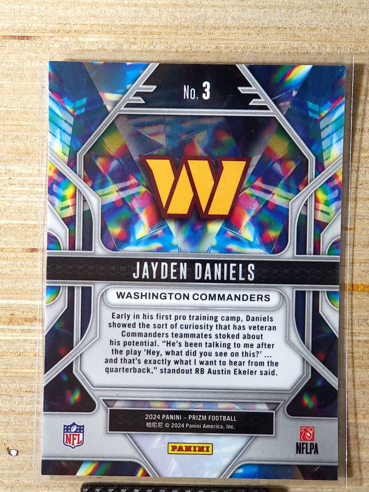 2024 Panini Prizm Prizmatic 3 Jayden Daniels
