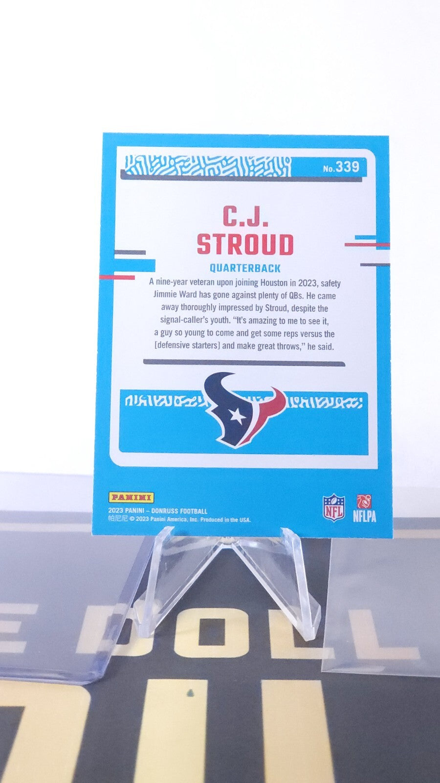 C. J. Stroud #339 2023 Panini Donruss