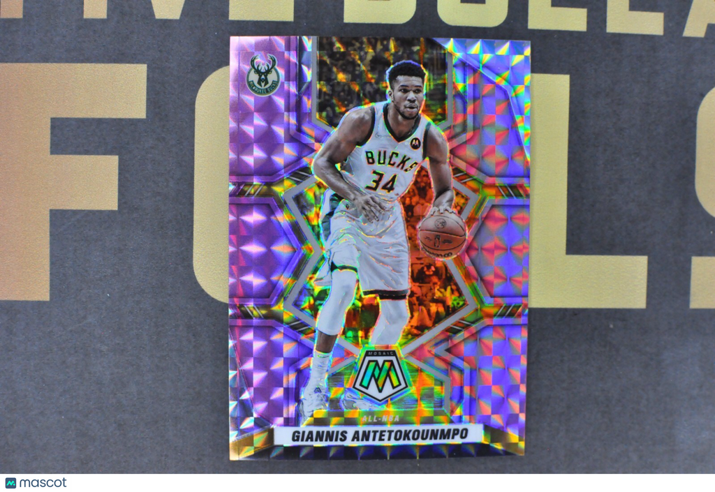 Giannis Antetokounmpo [Purple] #281 (2021 Panini Mosaic) 14/49