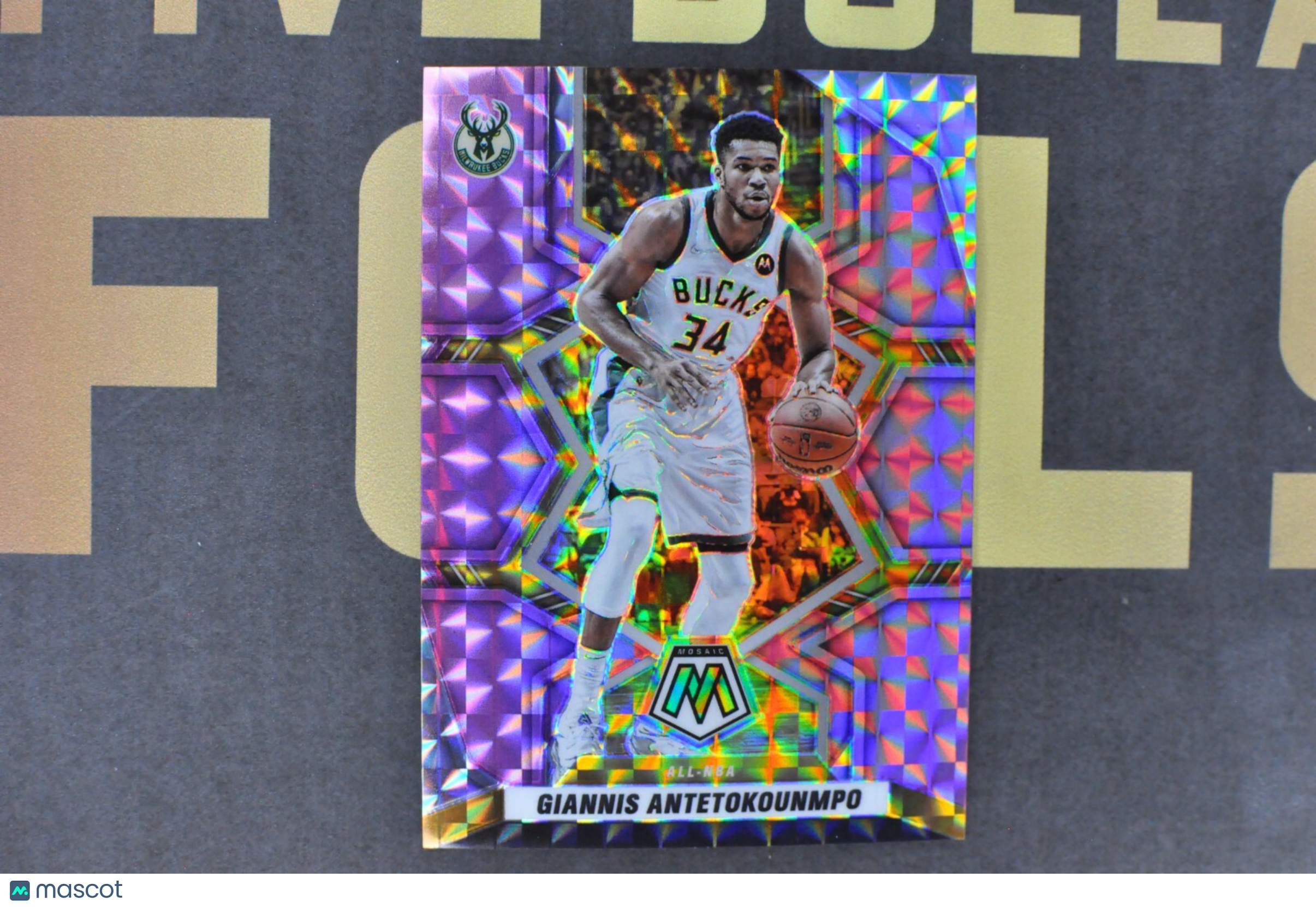 Giannis Antetokounmpo [Purple] #281 (2021 Panini Mosaic) 14/49