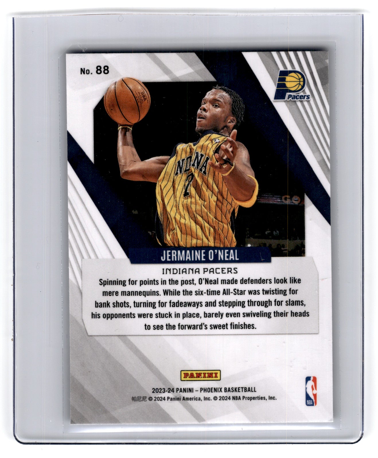 2023 Panini Phoenix Jermaine O'Neal #88 **Free Shipping @ $10+**