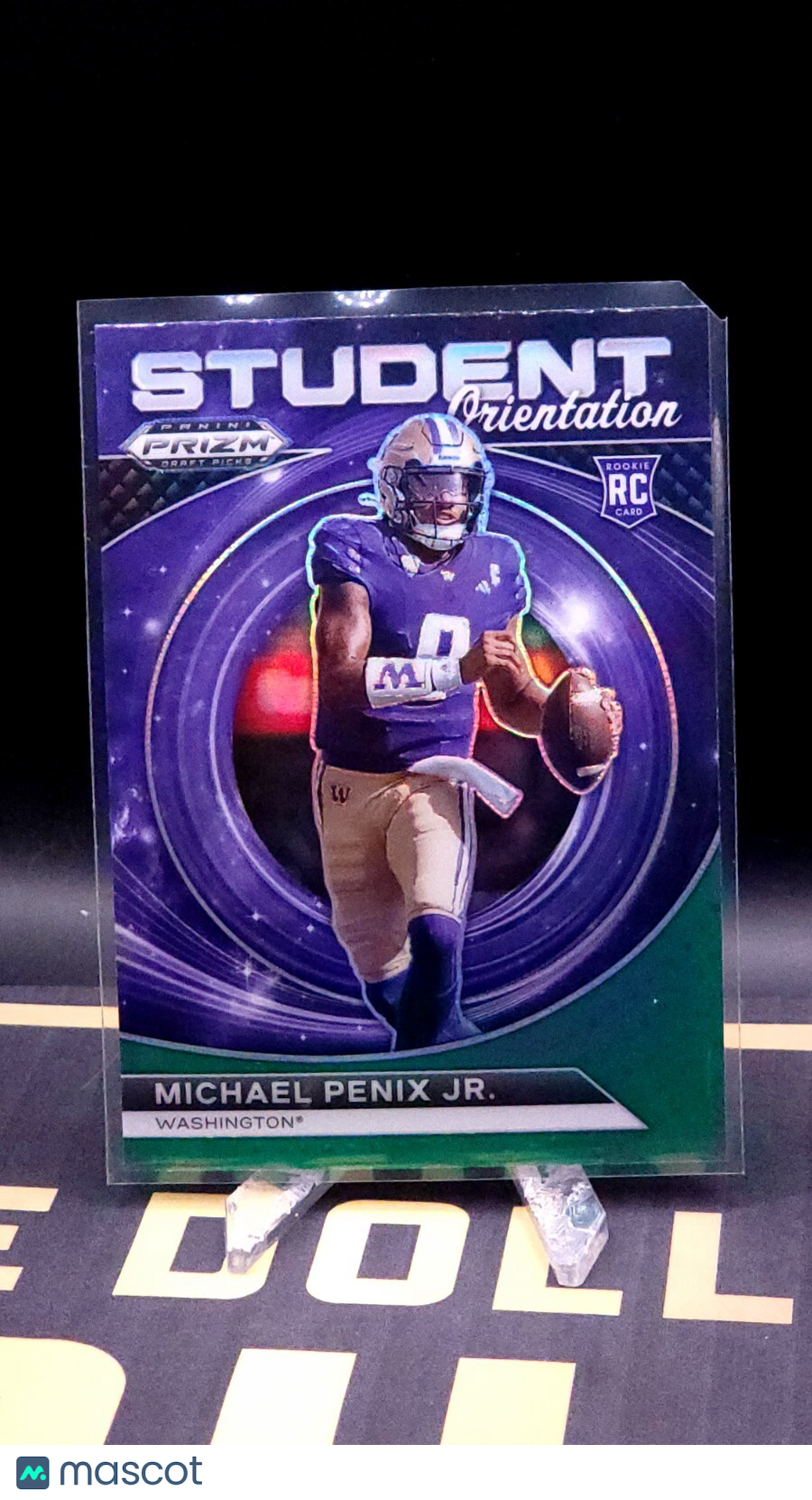2024 Prizm Draft Picks Michael Penix Jr. #SO-MPJ Student Orientation Green