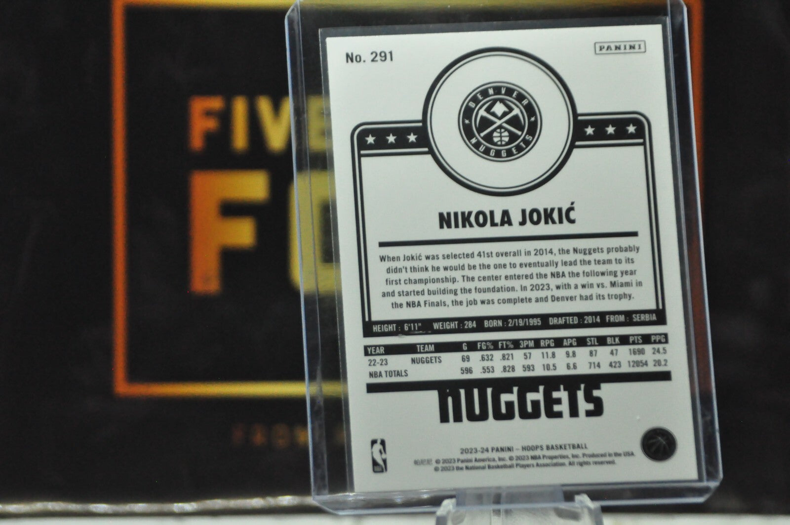 Nikola Jokic [Winter] #291 (2023 Panini Hoops)