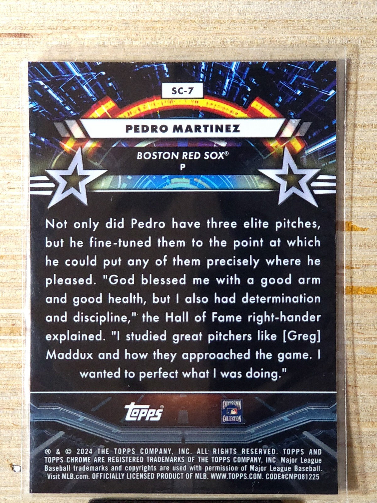 2024 Topps Cosmic Chrome - Star Command #SC-7 Pedro Martinez