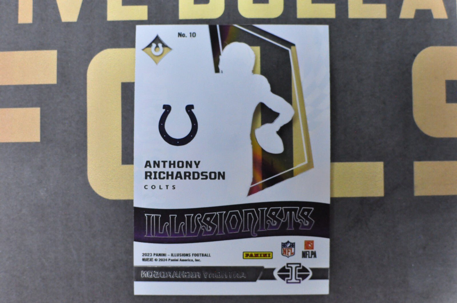 2023 Panini Illusions Anthony Richardson Illusionists Acetate RC #10