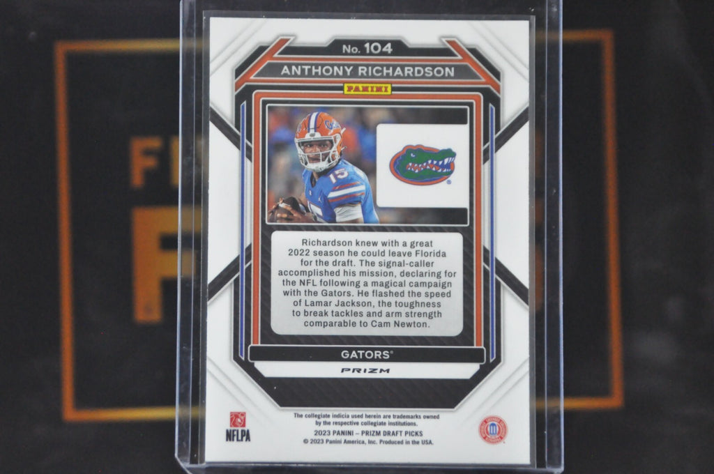 2023 Panini Prizm Draft Picks: Anthony Richardson [Ruby Wave] #104